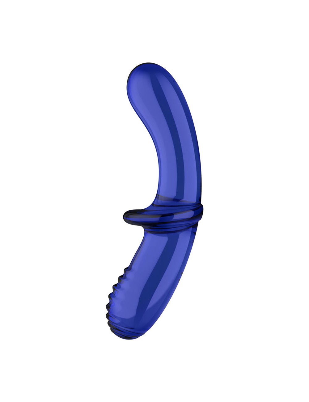 SATISFYER - DOUBLE CRYSTAL DILDO AZUL SATISFYER - DOUBLE CRYSTAL DILDO AZUL