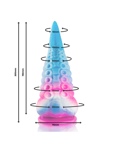 EPIC - SCYLLA DILDO TENTÁCULO AZUL TAMAÑO GRANDE
