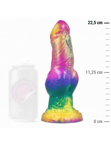 EPIC - IRIS DILDO CON TESTÍCULOS ARCOÍRIS DE PLACER