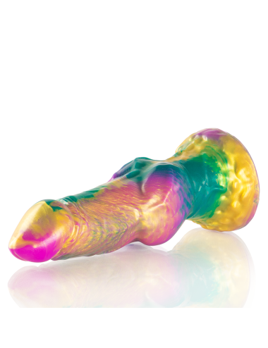 EPIC - IRIS DILDO CON TESTÍCULOS ARCOÍRIS DE PLACER
