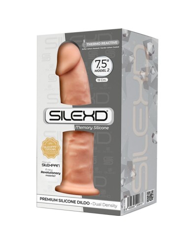 SILEXD - MODELO 2 PENE REALISTICO SILICONA PREMIUM SILEXPAN 19 CM