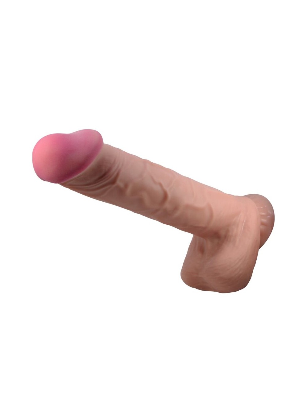 PRETTY LOVE - SLIDING SKIN SERIES DILDO REALÍSTICO CON VENTOSA PIEL DESLIZANTE MORENO 26 CM
