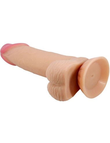 PRETTY LOVE - SLIDING SKIN SERIES DILDO REALÍSTICO CON VENTOSA PIEL DESLIZANTE 19.4 CM