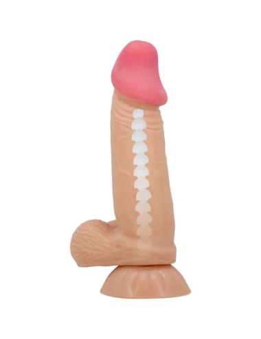 PRETTY LOVE - SLIDING SKIN SERIES DILDO REALÍSTICO CON VENTOSA PIEL DESLIZANTE 19.4 CM