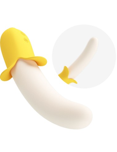PRETTY LOVE - BANANA GEEK SUPER POWER 7 VIBRACIONES UP&DOWN SILICONA NEGRO