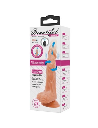 BAILE - BODACH VIBRADOR REALISTA CON VENTOSA CONTROL REMOTO