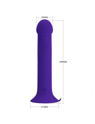 PRETTY LOVE - MURRAY YOUTH DILDO VIBRADOR & RECARGABLE VIOLETA