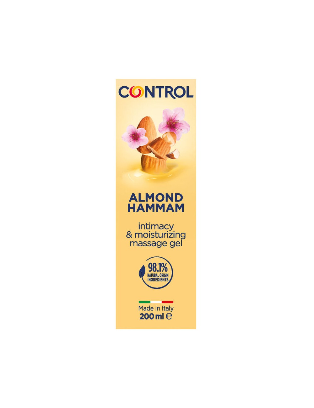 CONTROL - MASAJE GEL 3 EN 1 LECHE DE ALMENDRA 200 ML CONTROL - MASAJE GEL 3 EN 1 LECHE DE ALMENDRA 200 ML