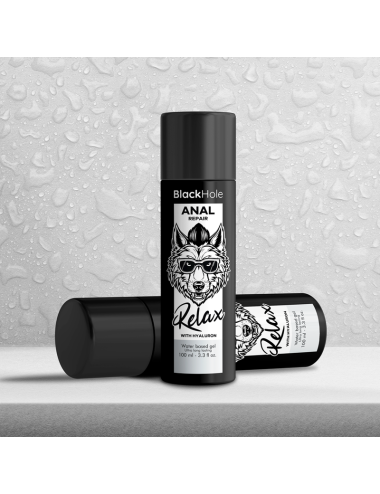 BLACK HOLE - ANAL REPAIR BASE AGUA RELAX CON HYALURON 100 ML