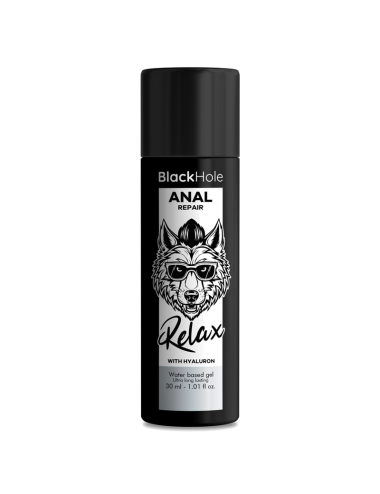 BLACK HOLE - ANAL REPAIR BASE AGUA RELAX CON HYALURON 30 ML