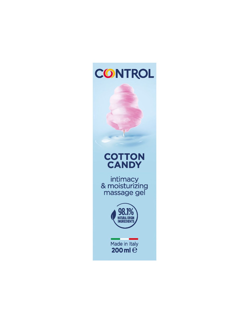 CONTROL - MASAJE GEL 3 EN 1 ALGODÓN DE AZÚCAR 200 ML