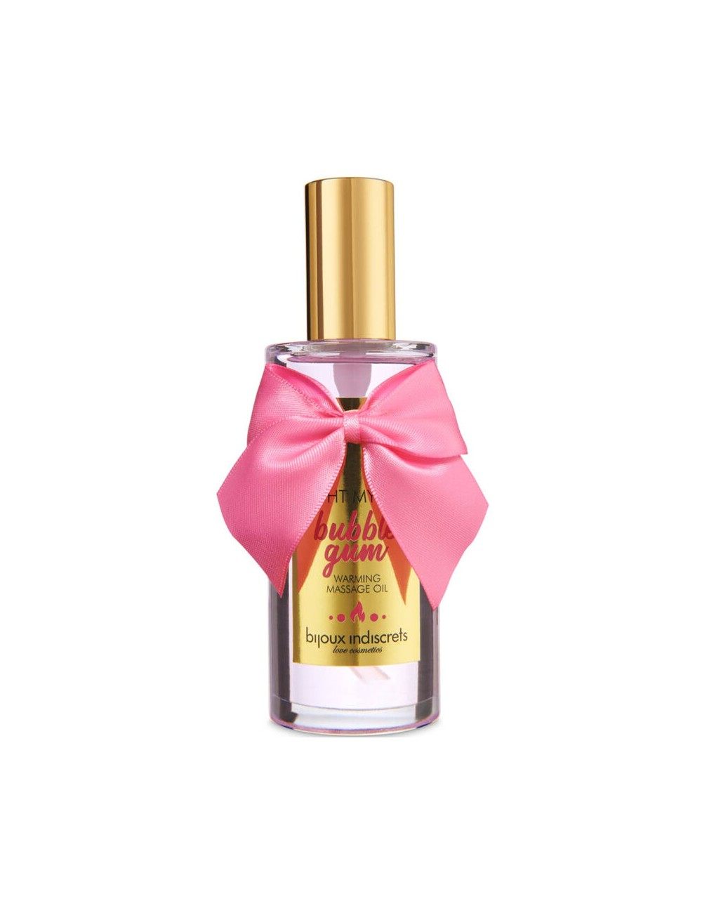 BIJOUX - INDISCRETS LIGHT MY FIRE ACEITE MASAJE EFECTO CALOR SABOR CHICLE