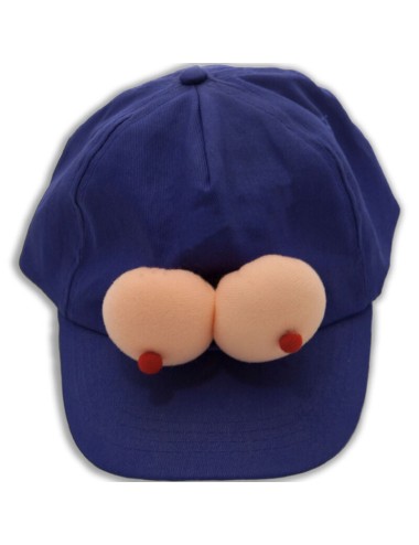 DIABLO PICANTE - GORRA CON TETAS AZUL