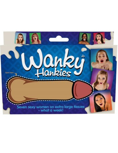 SPENCER & FLEETWOOD - WANKY HANKIES 7 PAÑUELOS EXTRA GRANDES MUJERES