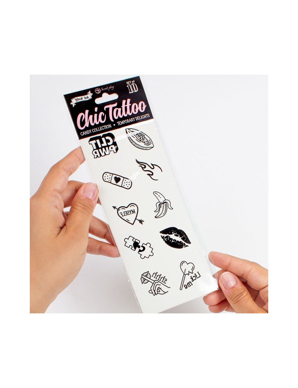SECRET PLAY - SET DE 10 TATTOOS TEMPORALES CANDY COLLECTION SECRET PLAY - SET DE 10 TATTOOS TEMPORALES CANDY COLLECTION