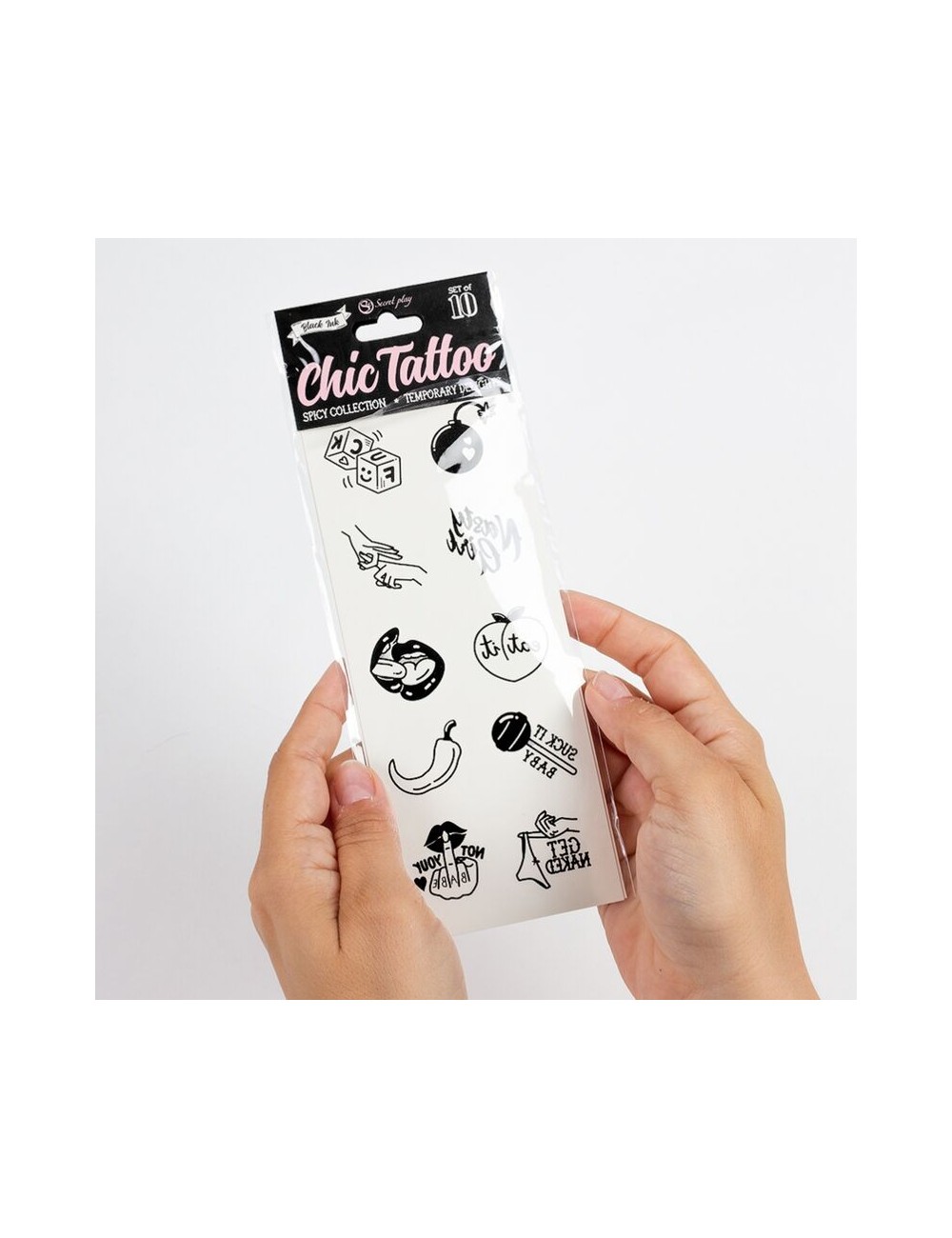 SECRET PLAY - SET DE 10 TATTOOS TEMPORALES SPICY COLLECTION SECRET PLAY - SET DE 10 TATTOOS TEMPORALES SPICY COLLECTION