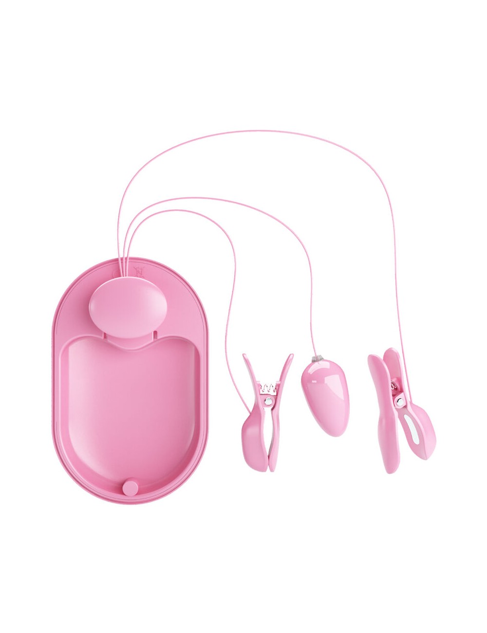 PRETTY LOVE - SURPRISE BOX PINZAS ELECTRO ESTIMULACION ROSA