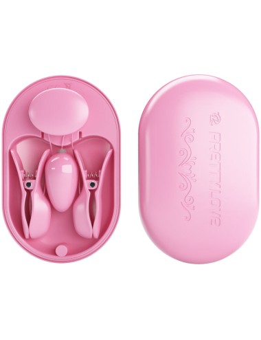 PRETTY LOVE - SURPRISE BOX PINZAS ELECTRO ESTIMULACION ROSA