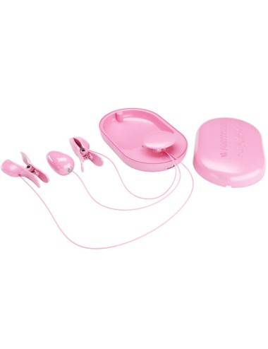 PRETTY LOVE - SURPRISE BOX PINZAS ELECTRO ESTIMULACION ROSA