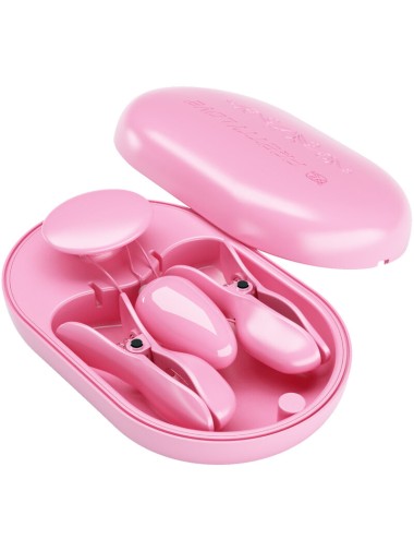 PRETTY LOVE - SURPRISE BOX PINZAS ELECTRO ESTIMULACION ROSA