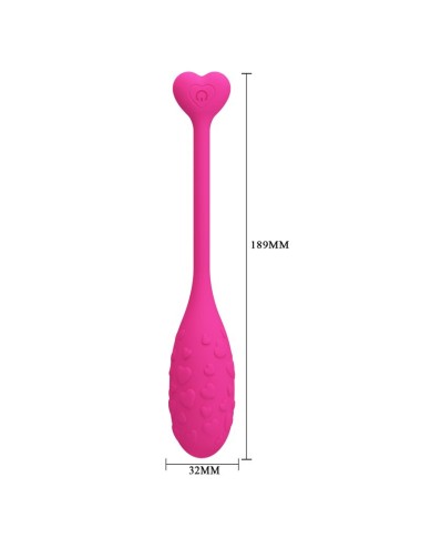 PRETTY LOVE - HUEVO VIBRADOR PESCADOR ROSA CONTROLADO POR APP