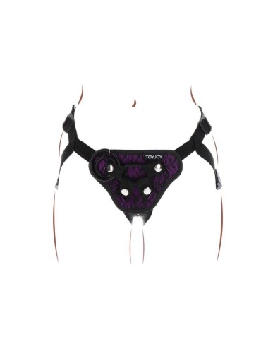 GET REAL - STRAP-ON LACE HARNES MORADO