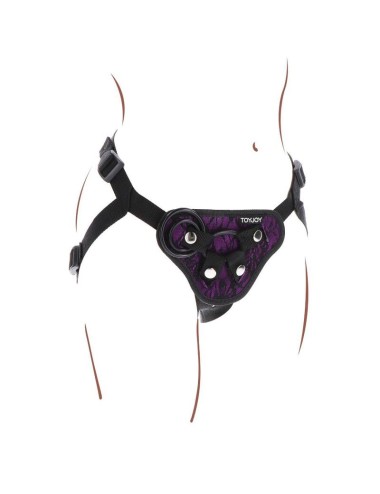 GET REAL - STRAP-ON LACE HARNES MORADO