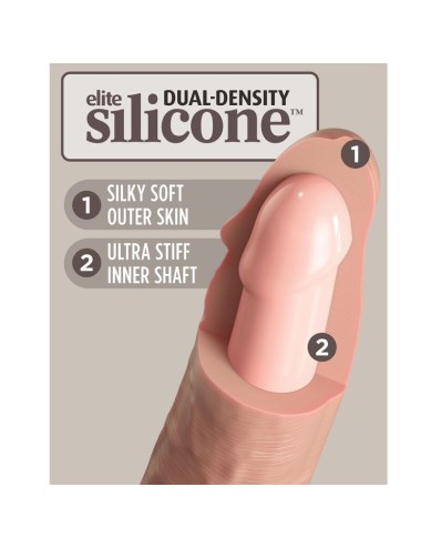 KING COCK - ELITE ARNES AJUSTABLE PARA PRINCIPIANTES CON DILDO 15.2 CM