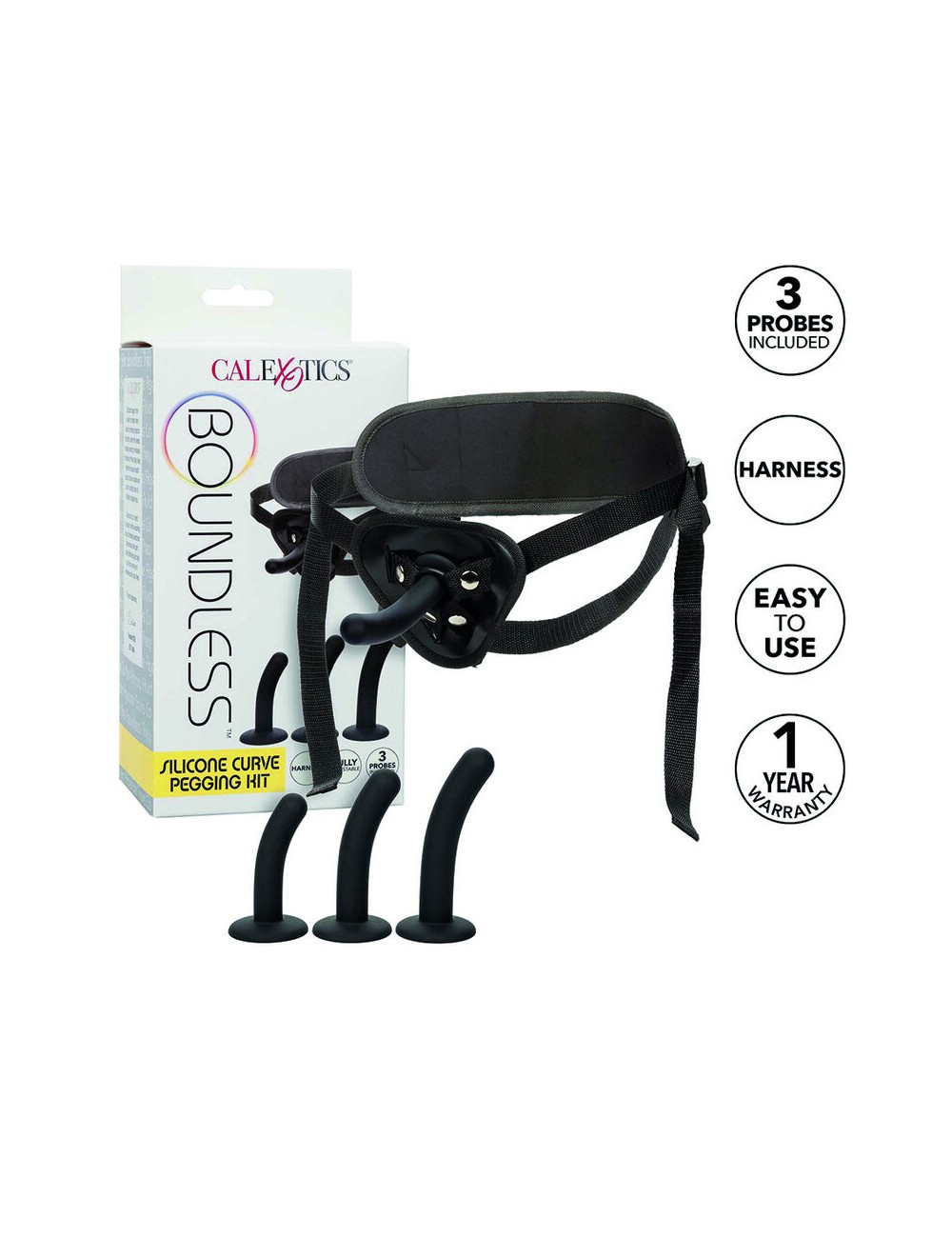 CALIFORNIA EXOTICS - BOUNDLESS KIT ARNES SILICONA CURVADO