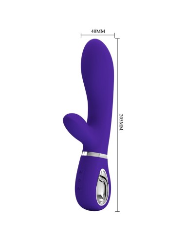 PRETTY LOVE - THOMAS VIBRADOR PUNTO G MULTIFUNCIÓN VIOLETA