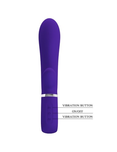 PRETTY LOVE - THOMAS VIBRADOR PUNTO G MULTIFUNCIÓN VIOLETA