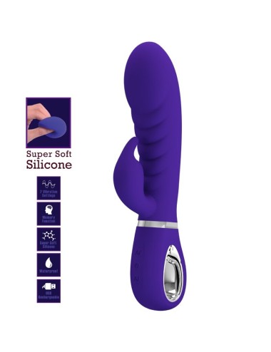 PRETTY LOVE - PRESCOTT VIBRADOR PUNTO G MULTIFUNCIÓN LILA