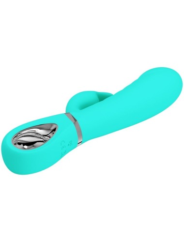 PRETTY LOVE - PRESCOTT VIBRADOR PUNTO G MULTIFUNCIÓN VERDE AGUA