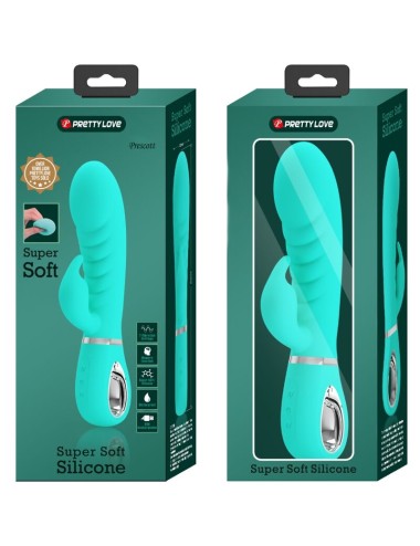 PRETTY LOVE - PRESCOTT VIBRADOR PUNTO G MULTIFUNCIÓN VERDE AGUA