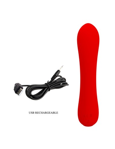 PRETTY LOVE - PRESCOTT VIBRADOR RECARGABLE ROJO