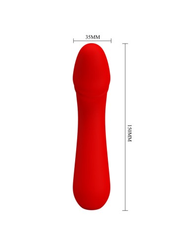 PRETTY LOVE - CETUS VIBRADOR RECARGABLE ROJO