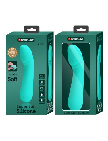 PRETTY LOVE - CETUS VIBRADOR RECARGABLE VERDE AGUA