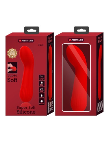PRETTY LOVE - FAUN VIBRADOR RECARGABLE ROJO