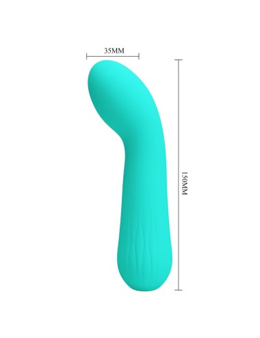 PRETTY LOVE - FAUN VIBRADOR RECARGABLE VERDE AGUA