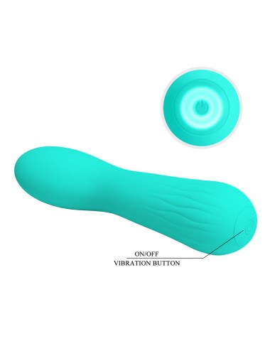 PRETTY LOVE - FAUN VIBRADOR RECARGABLE VERDE AGUA