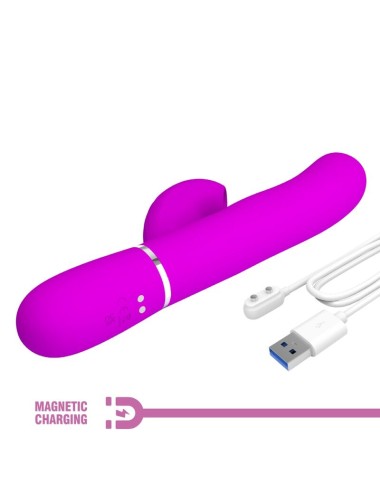 PRETTY LOVE - PERLITA VIBRADOR PUNTO G 3 EN 1 MULTIFUNCIÓN VIOETA