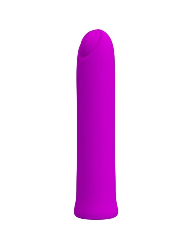 PRETTY LOVE - CURTIS MINI VIBRADOR SUPER POWER 12 VIBRACIONES SILICONA VIOLETA