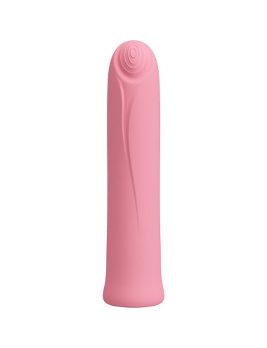 PRETTY LOVE - CURTIS MINI VIBRADOR SUPER POWER 12 VIBRACIONES SILICONA ROSA