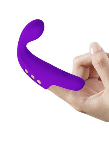 PRETTY LOVE - GORGON VIBRADOR DE DEDO RECARGABLE MORADO