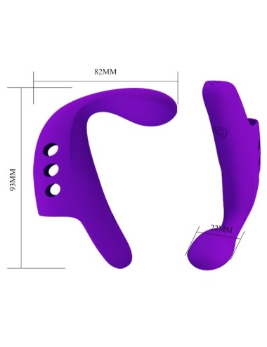 PRETTY LOVE - GORGON VIBRADOR DE DEDO RECARGABLE MORADO