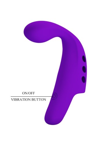 PRETTY LOVE - GORGON VIBRADOR DE DEDO RECARGABLE MORADO