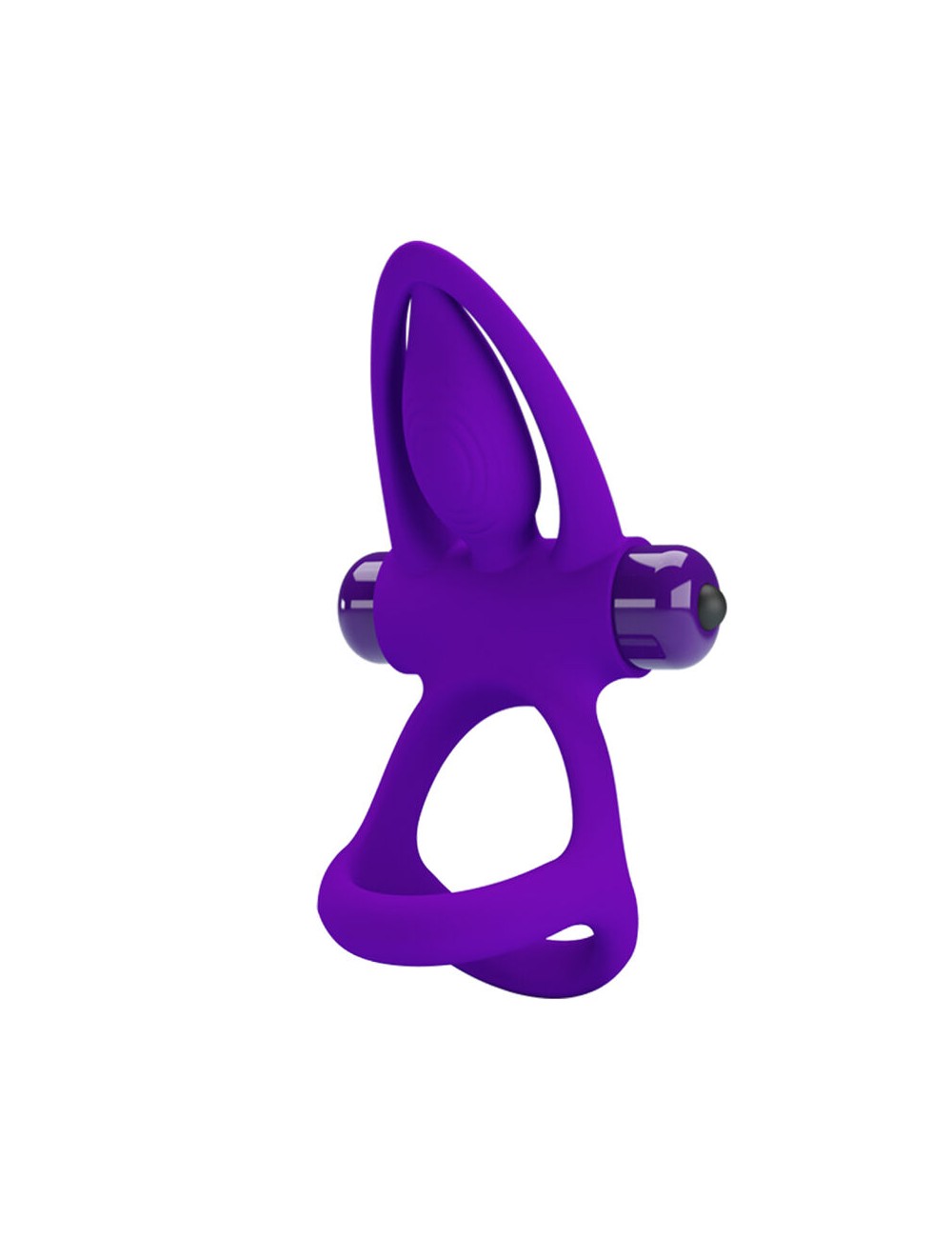 PRETTY LOVE - ANILLO VIBRADOR 10 VIBRACIONES SILICONA VIOLETA