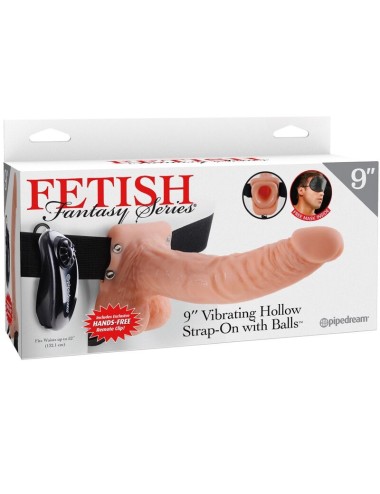 FETISH FANTASY SERIES - ARNES AJUSTABLE CONTROL REMOTO PENE REALISTICO CON TESTICULOS 23 CM