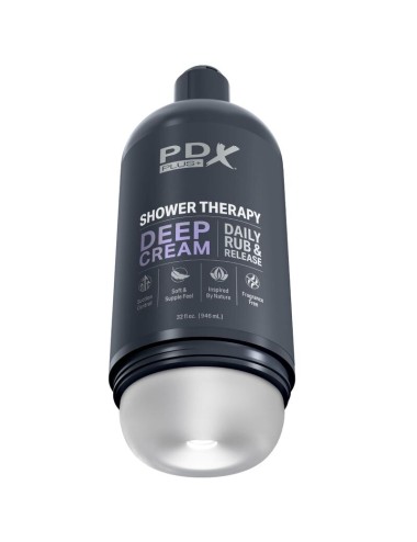 PDX PLUS - MASTURBADOR STROKER DISEÑO DISCRETO DE BOTE CHAMPU DEEP CREAM