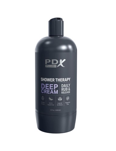 PDX PLUS - MASTURBADOR STROKER DISEÑO DISCRETO DE BOTE CHAMPU DEEP CREAM